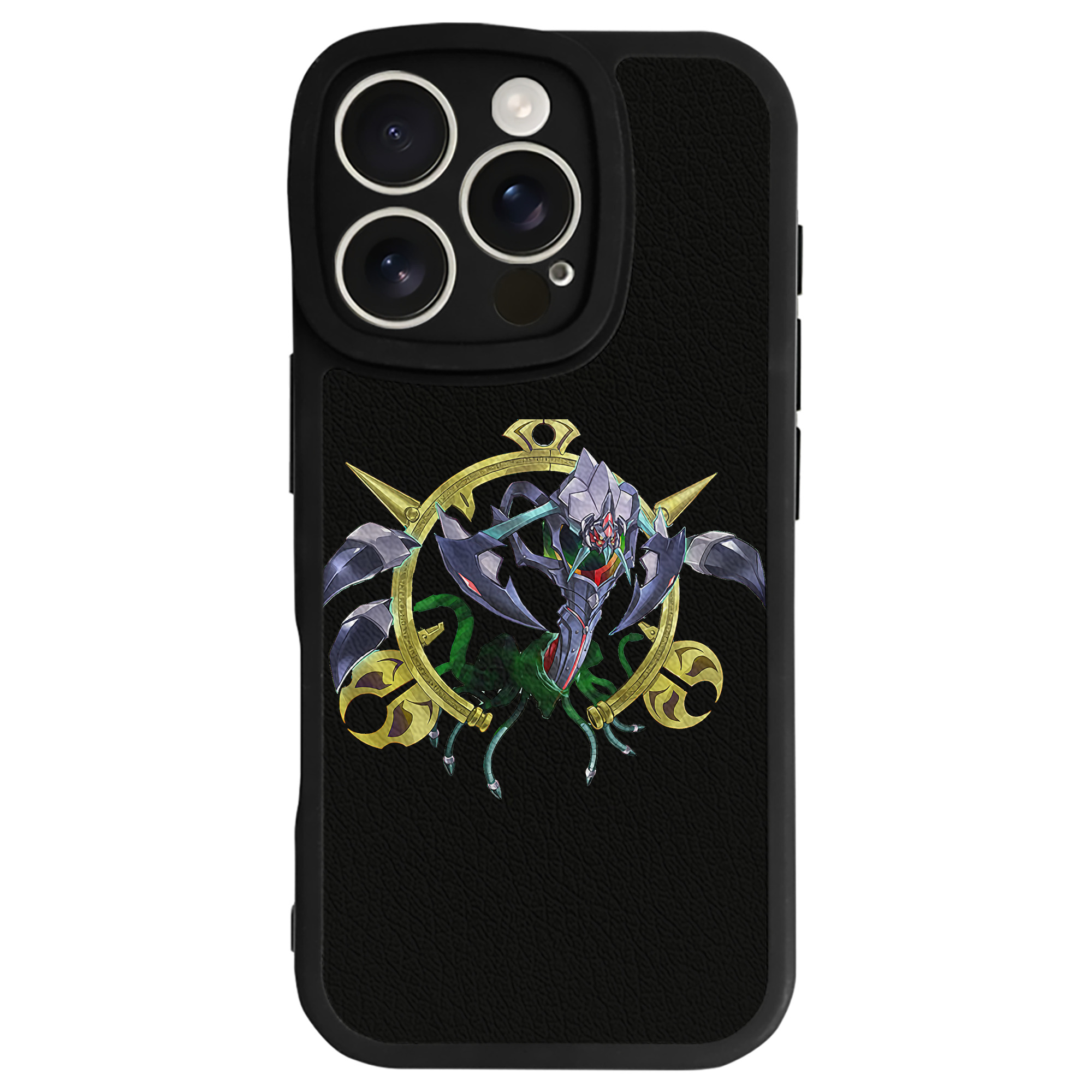 （画像用） 遊☆戯☆王 Yu-Gi-Oh! 【iPhone 16シリーズ対応】シリコンスマホケース（レザー調） 材質：シリコン